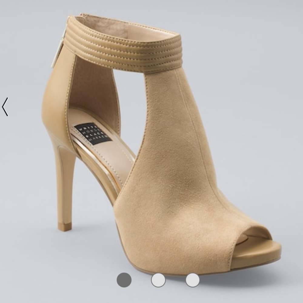 Suede High-Heel Booties